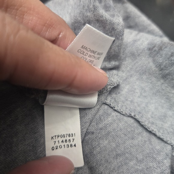 Pure Jill Ballet Sleeve Tunic Watercolor Floral Medium Boho Lagenlook Artsy Soft - Picture 7 of 7